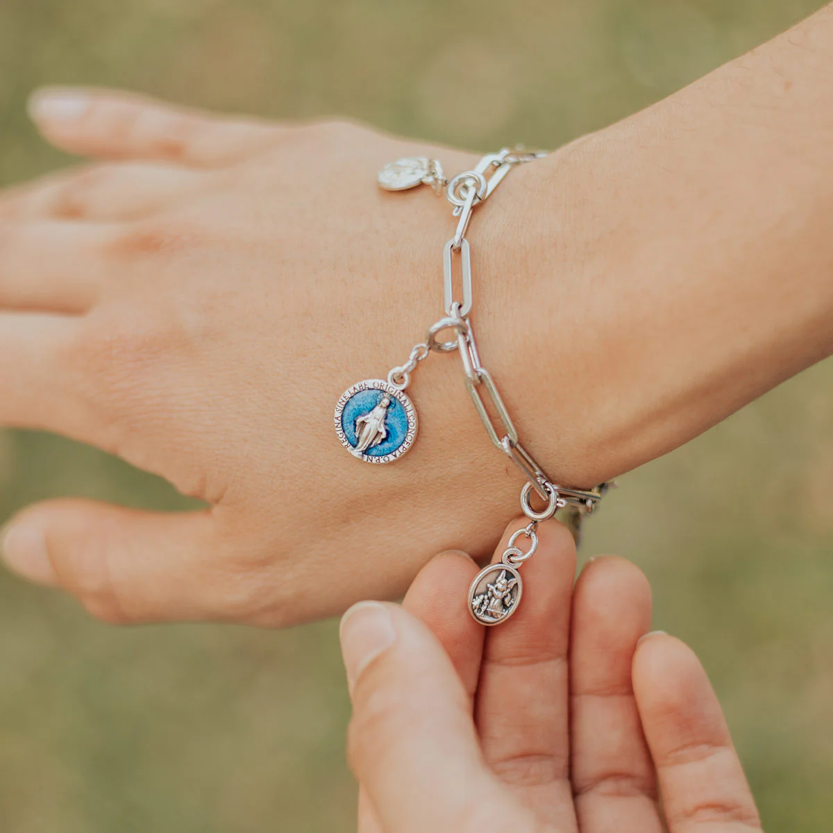 Choose Your Saint Medals – Small Christian Pendants - Blessed Bands