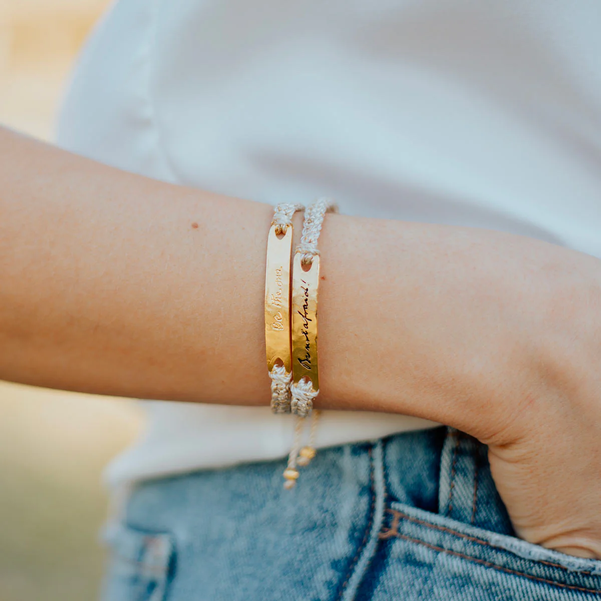 Be the One Blessing Bracelet – Faith & Encouragement Jewelry - Blessed Bands