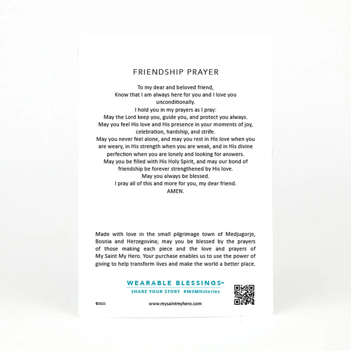 Best Friends Blessing Bracelet Set – Faith & Friendship - Blessed Bands