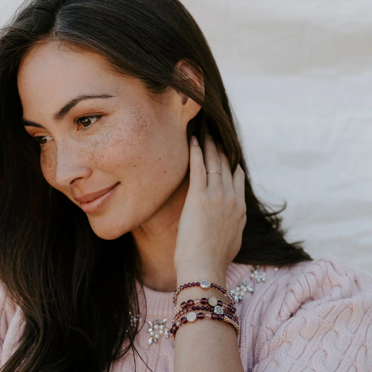 Love Lights the Way Christian Crystal Bracelet - Blessed Bands