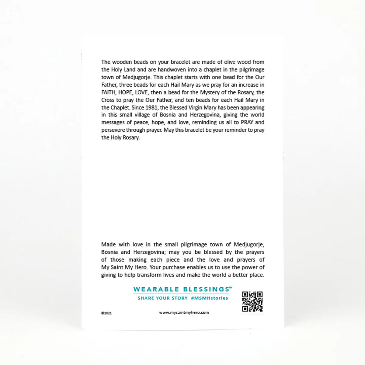 Pray Chaplet Prayer Bracelet – Faith & Devotion - Blessed Bands