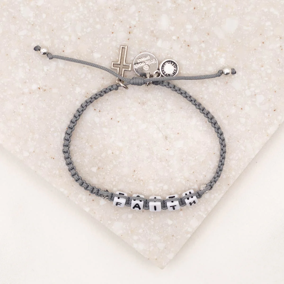 My Saint My Hero Faith Bracelet by Little Words Project - Blessed Bands