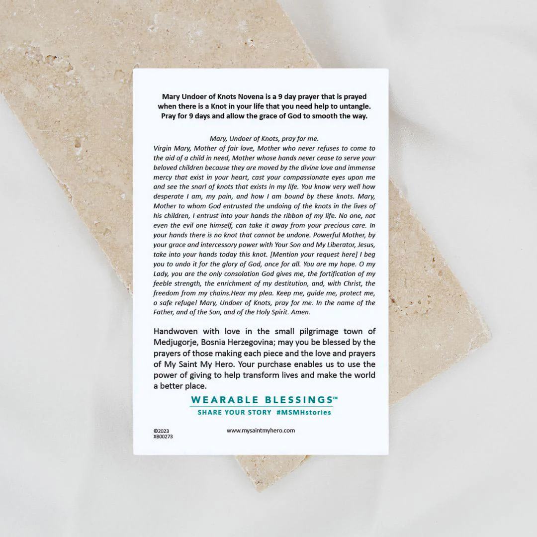 Mary Undoer of Knots Bracelet – Faith, Hope & Healing - Blessed Bands