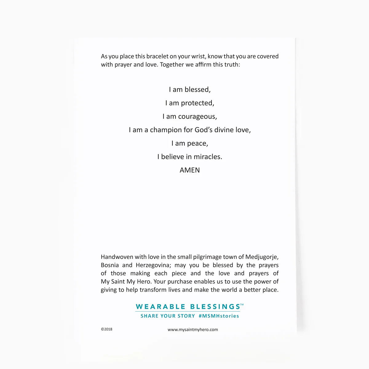 Miracles Words of Wisdom Bracelet – Faith & Inspiration - Blessed Bands