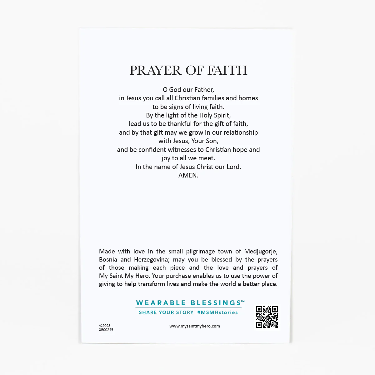 Faith Blessing Christian Prayer Bracelet - Blessed Bands