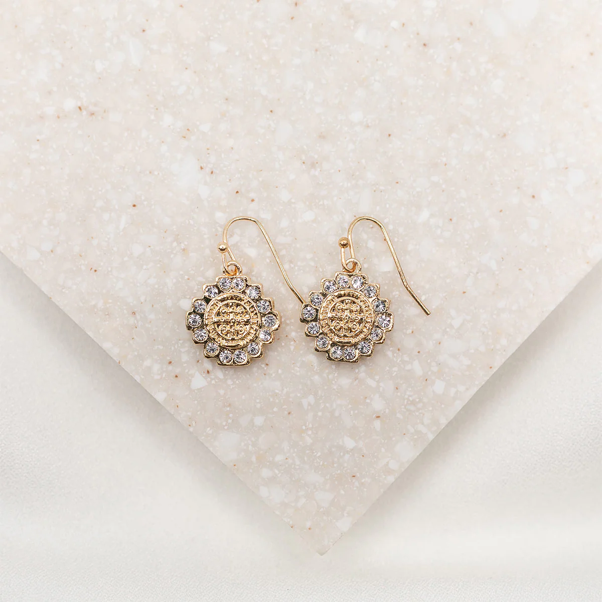 Brilliance Drop Earrings – Radiant Beauty & Faith - Blessed Bands