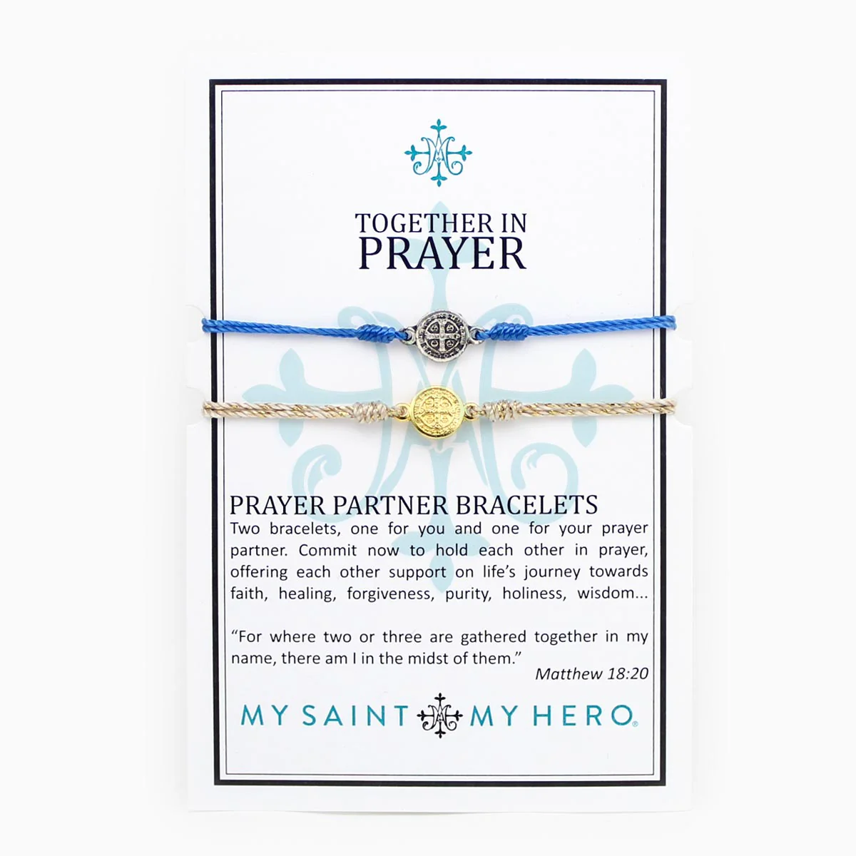 Together in Prayer Ukraine Faith Bracelet Set - Blessed Bands