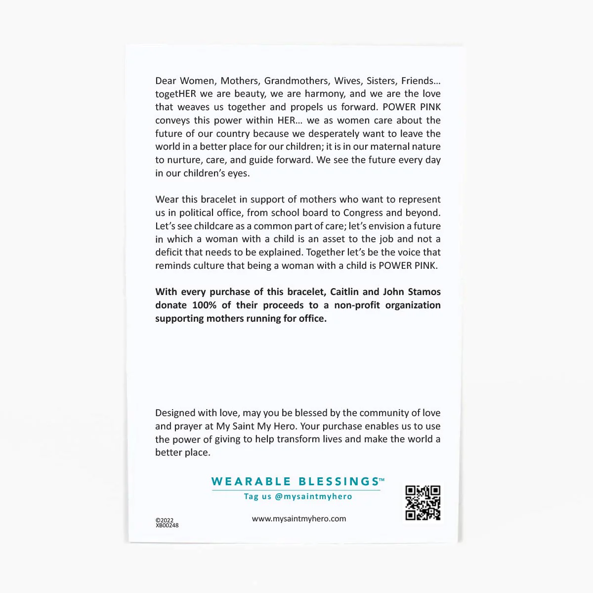 Share the Love Power Pink Christian Bracelet - Blessed Bands