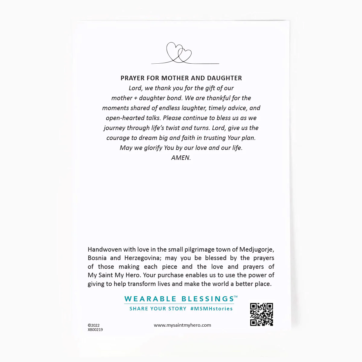 Mother and Daughter Christian Blessing Bracelets - Blessed Bands