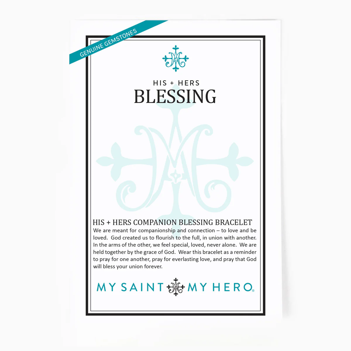 His and Hers Blessing Bracelet Set – Faith & Unity - Blessed Bands