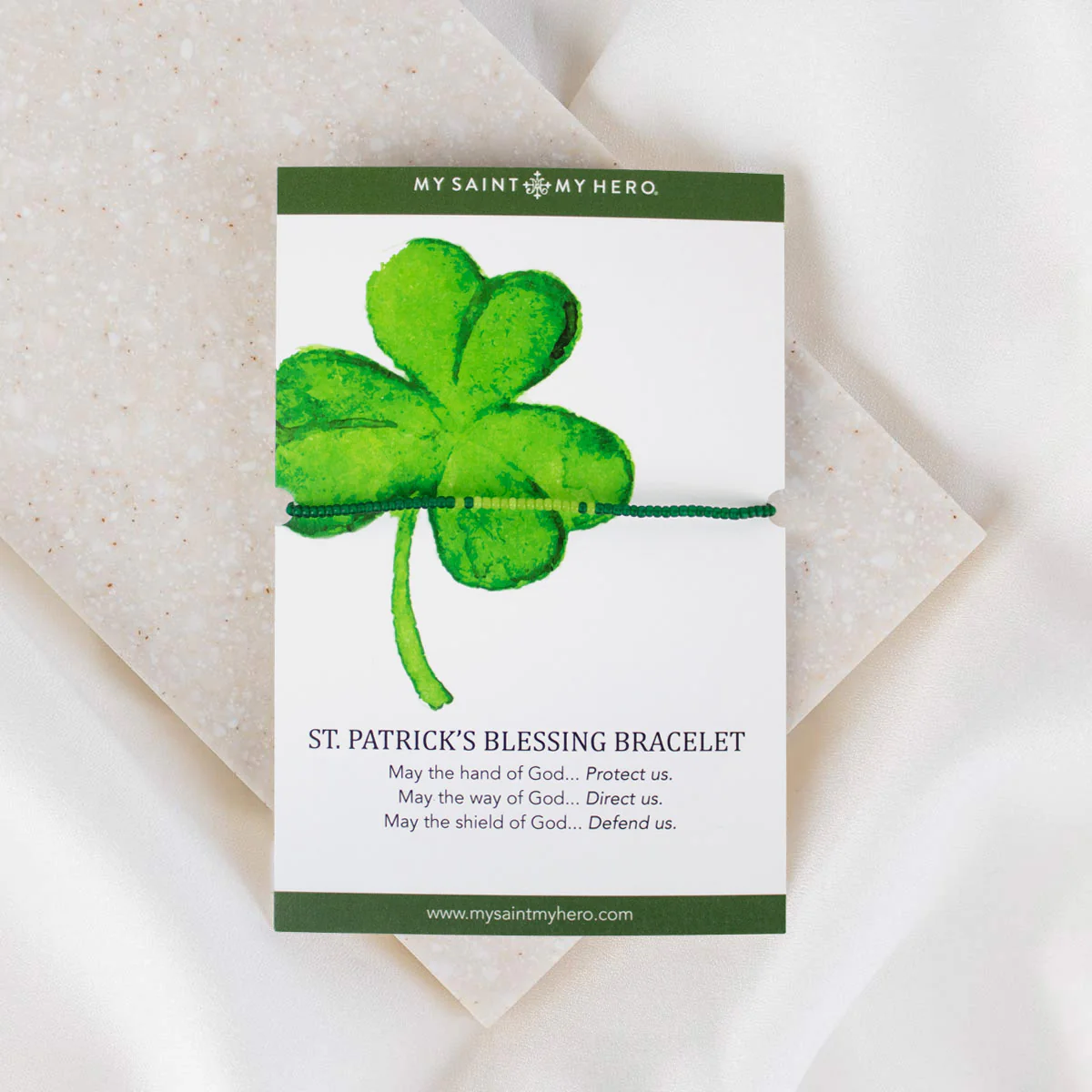 St. Patrick’s Seed Bead Bracelet – Faith & Blessing Jewelry - Blessed Bands