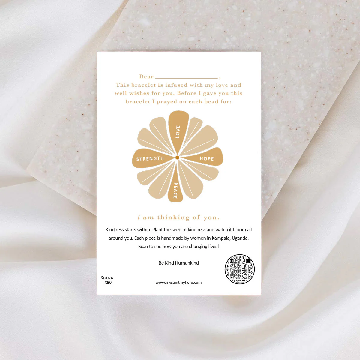 Well Wishes Spiritual Bouquet Christian Bracelet - Blessed Bands