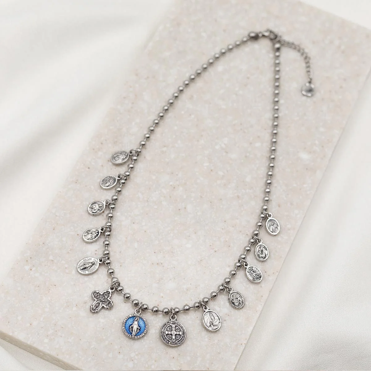 Glory Saints & Angels Necklace – Faith & Protection - Blessed Bands