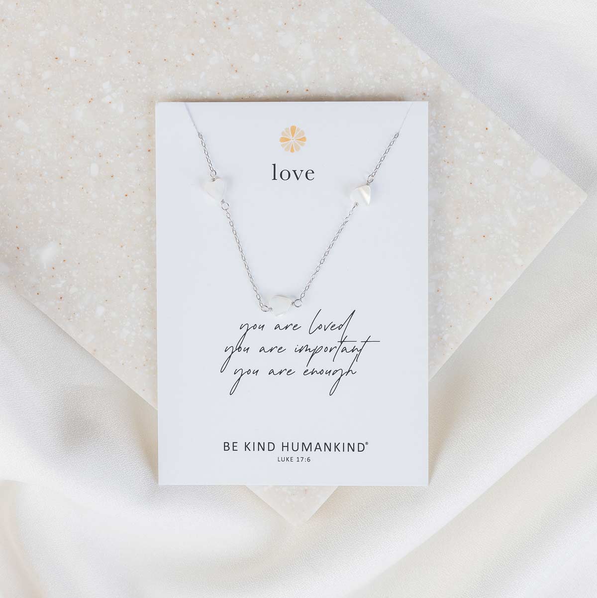 Love Necklace – Christian Symbol of God’s Unfailing Love - Blessed Bands