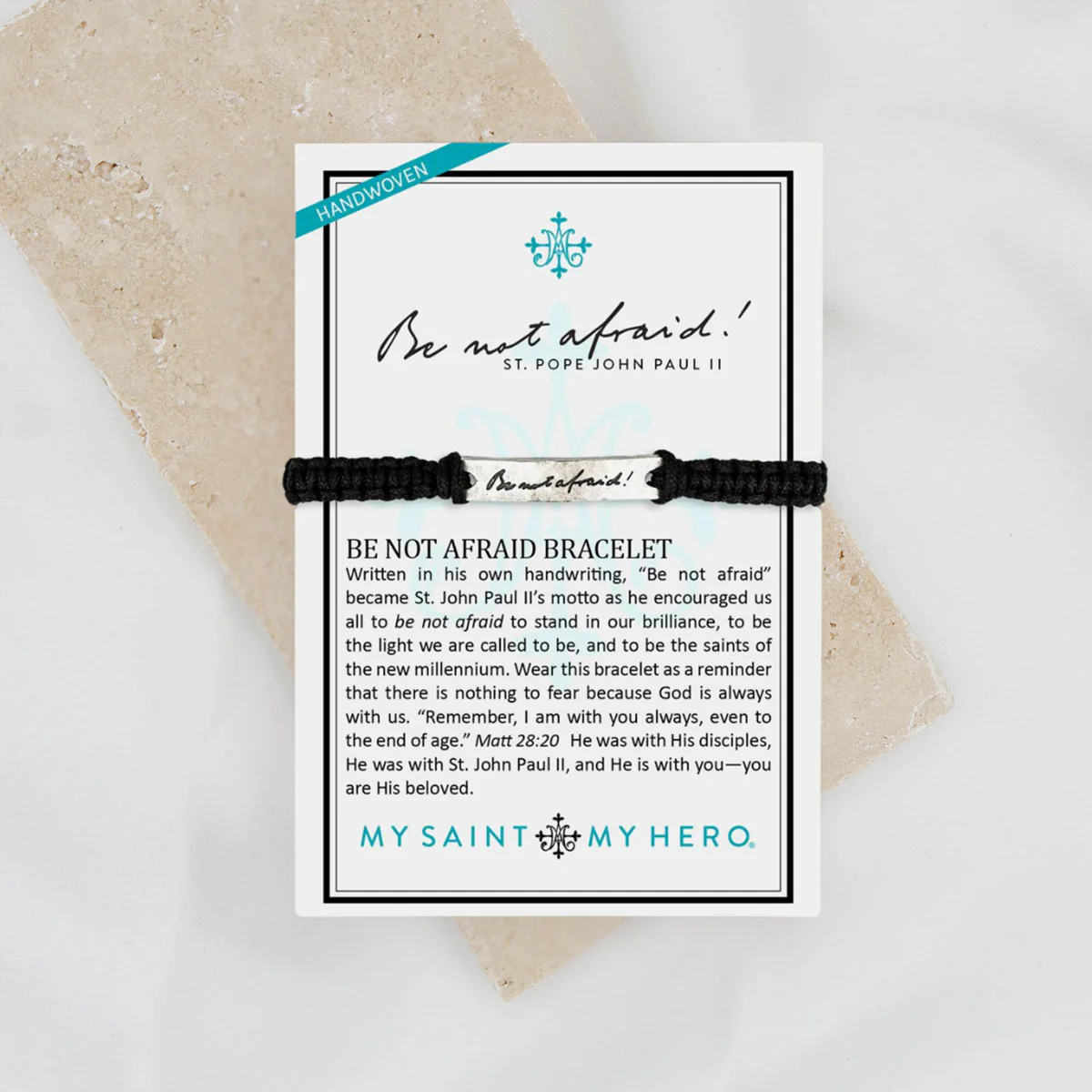 Be Not Afraid Bracelet – Faith & Courage Reminder Jewelry - Blessed Bands