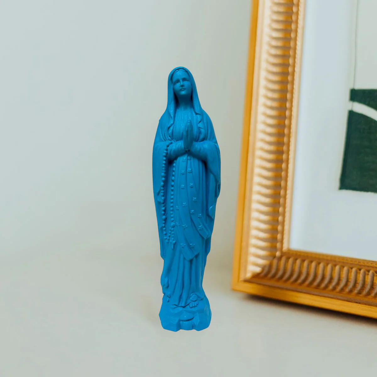 Our Lady of Lourdes Statue – Small Devotional Figure - Blessed Bands