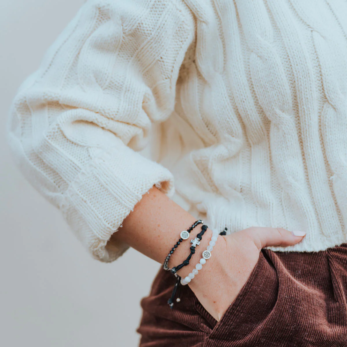 Fertility Stack – Faith & Hope Prayer Jewelry Set - Blessed Bands