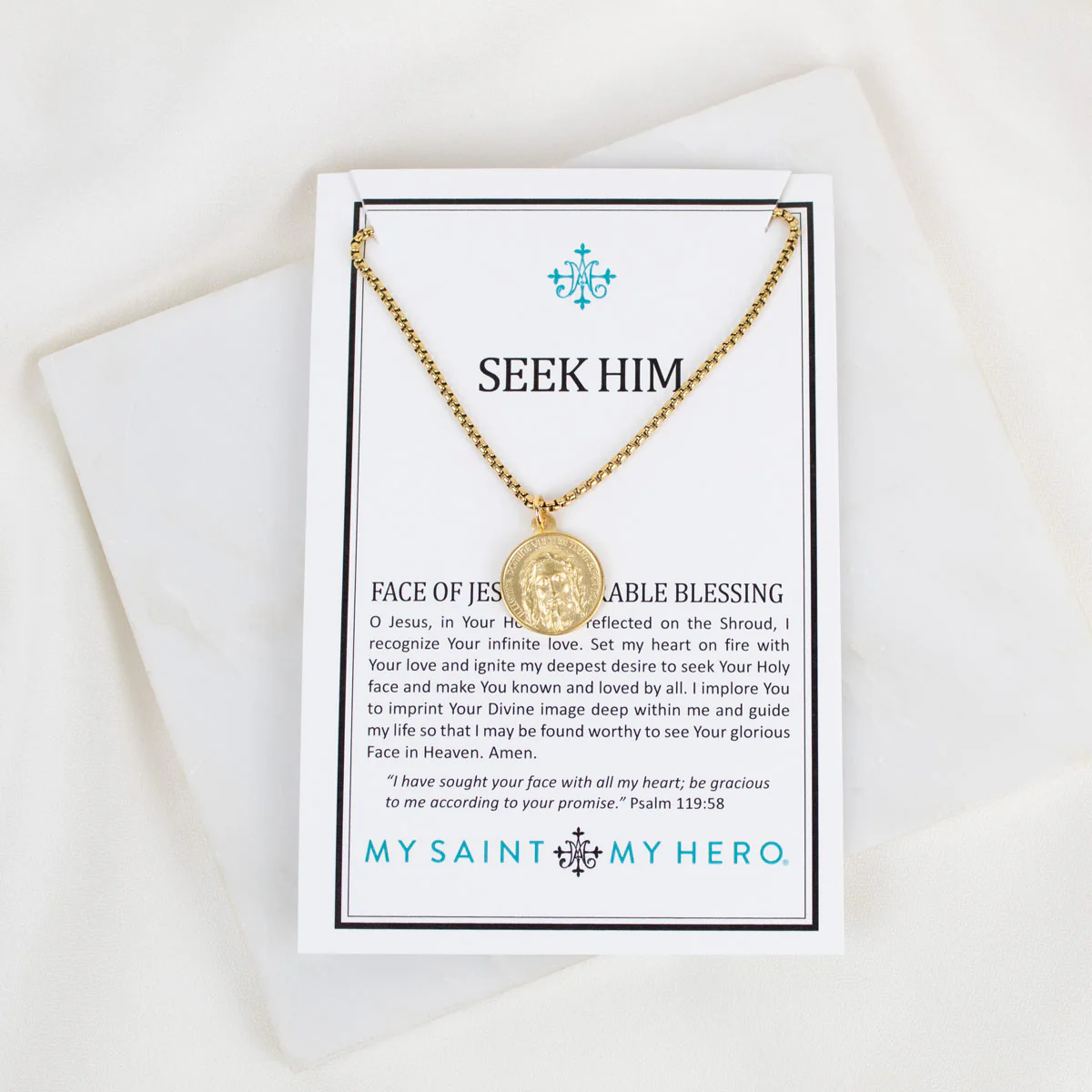 Seek Him Necklace – Faith, Hope & Spiritual Guidance - Blessed Bands