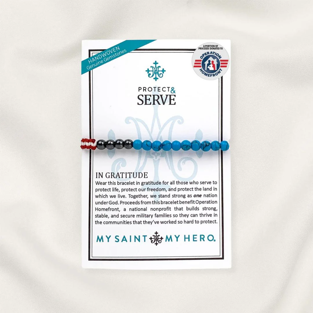 Protect & Serve Gratitude Bracelet – Faith & Honor - Blessed Bands