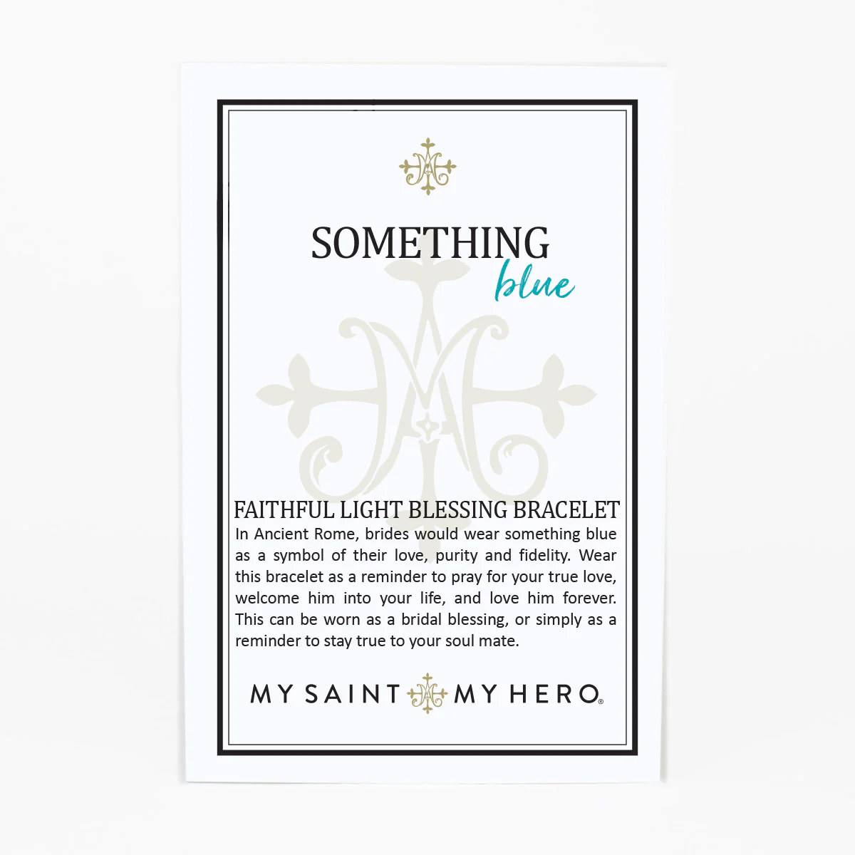 Something Blue Blessing Bracelet – Faith & Light Jewelry - Blessed Bands