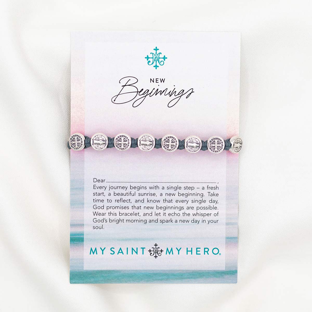 New Beginnings Benedictine Blessing Bracelet – Hope & Faith - Blessed Bands