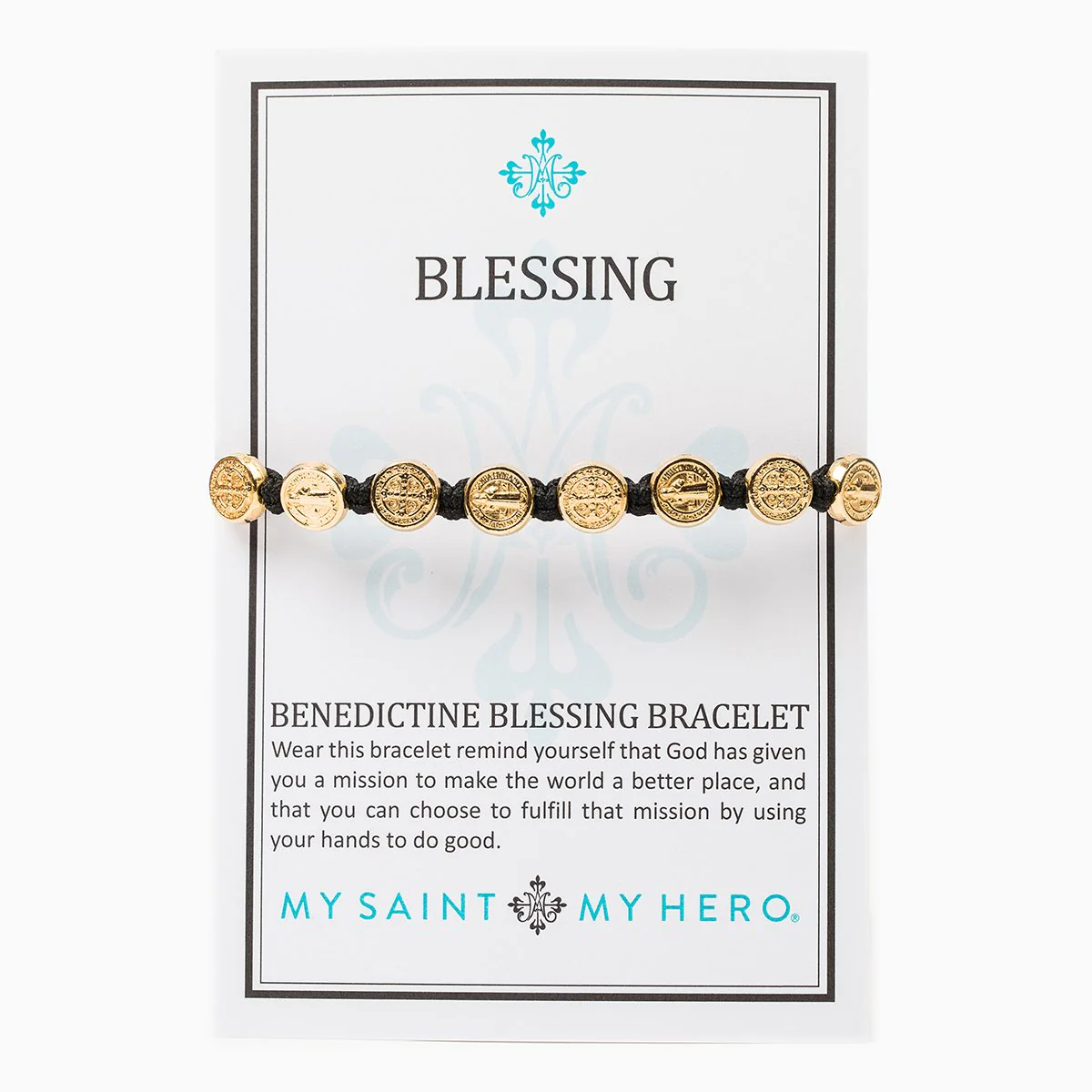 Benedictine Blessing Bracelet – Gold Medal Faith Jewelry - Blessed Bands
