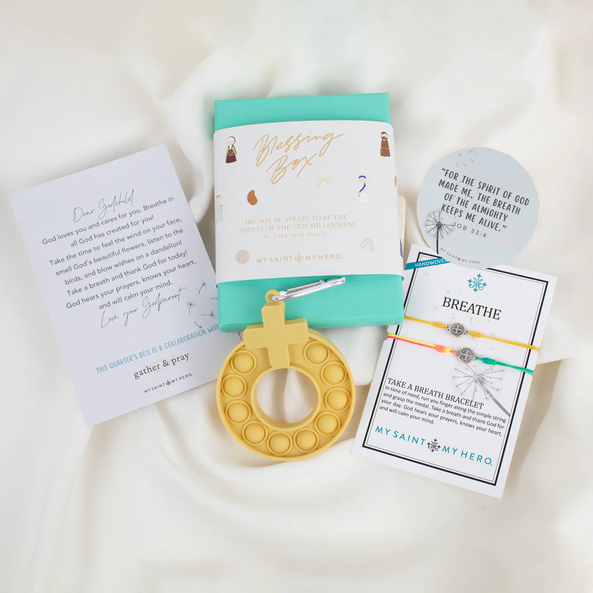 Godchild Quarterly Subscription Box – Faith Gifts & Blessings - Blessed Bands