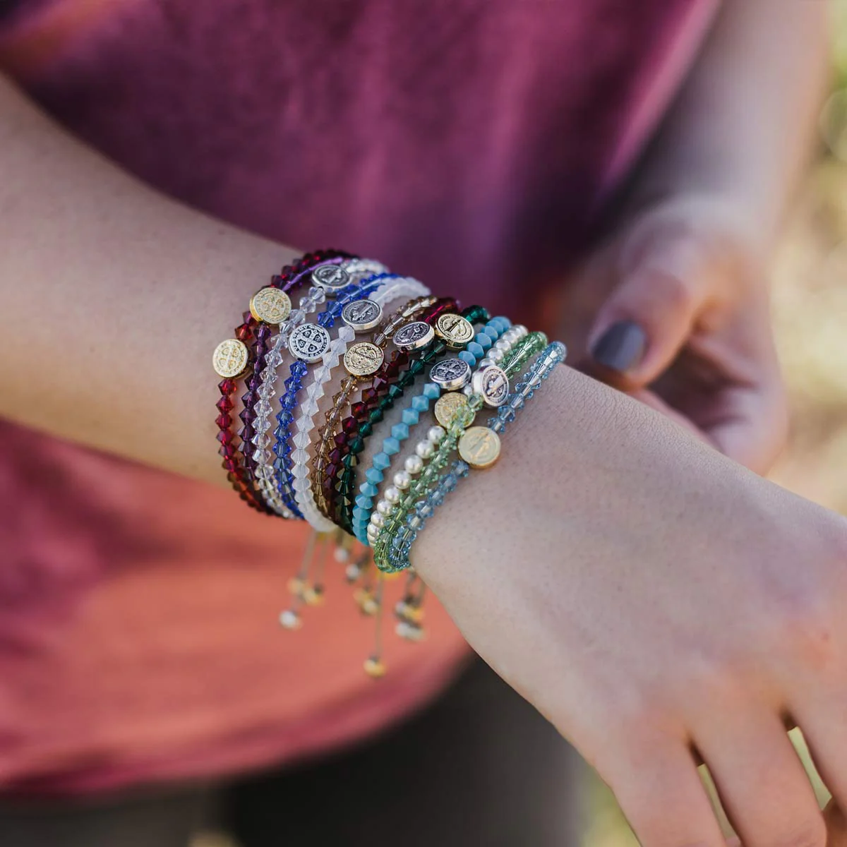 Birthday Blessing Crystal Bracelets – Faith & Joy Gift - Blessed Bands