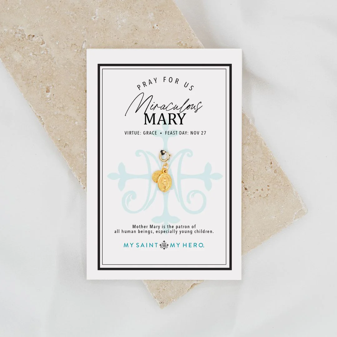 Miraculous Mary Christian Medal Necklace - Blessed Bands