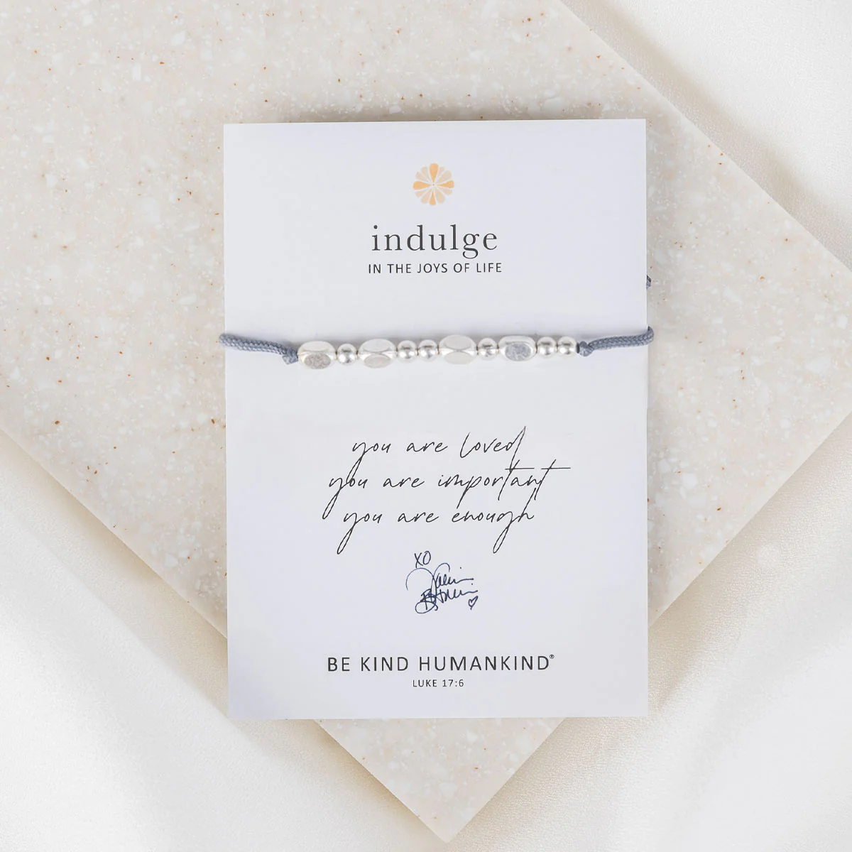 Indulge Kind Bracelet – Faith & Kindness Reminder Jewelry - Blessed Bands