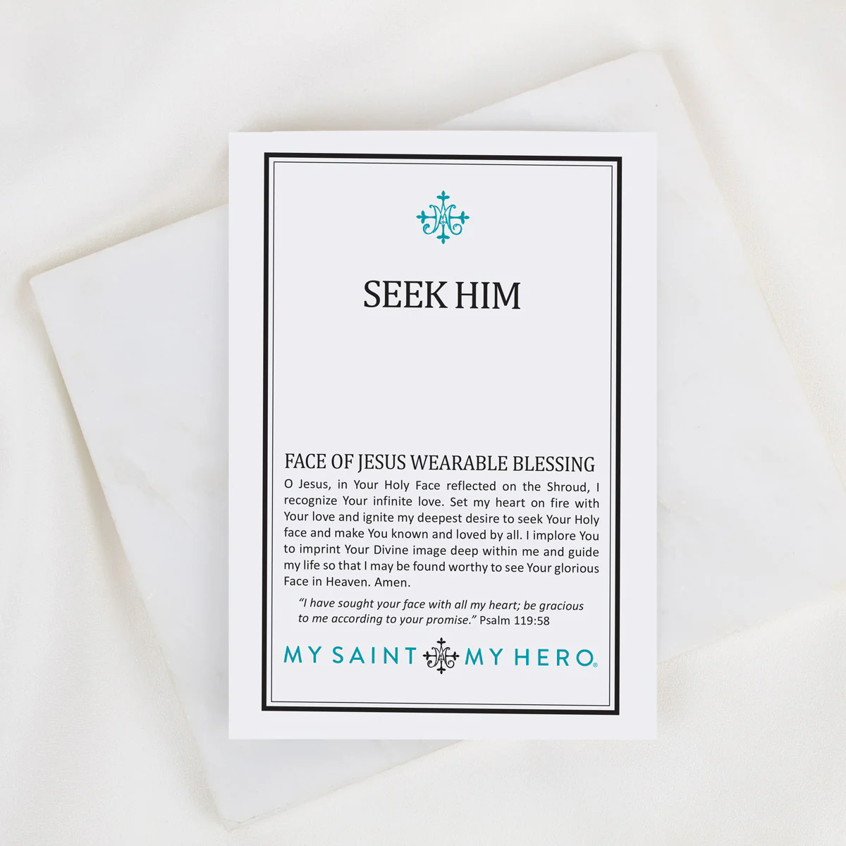 Seek Him Necklace – Faith, Hope & Spiritual Guidance - Blessed Bands