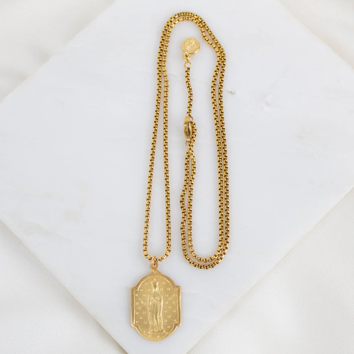 Our Lady of Abundance Necklace – Blessing & Faith Pendant - Blessed Bands