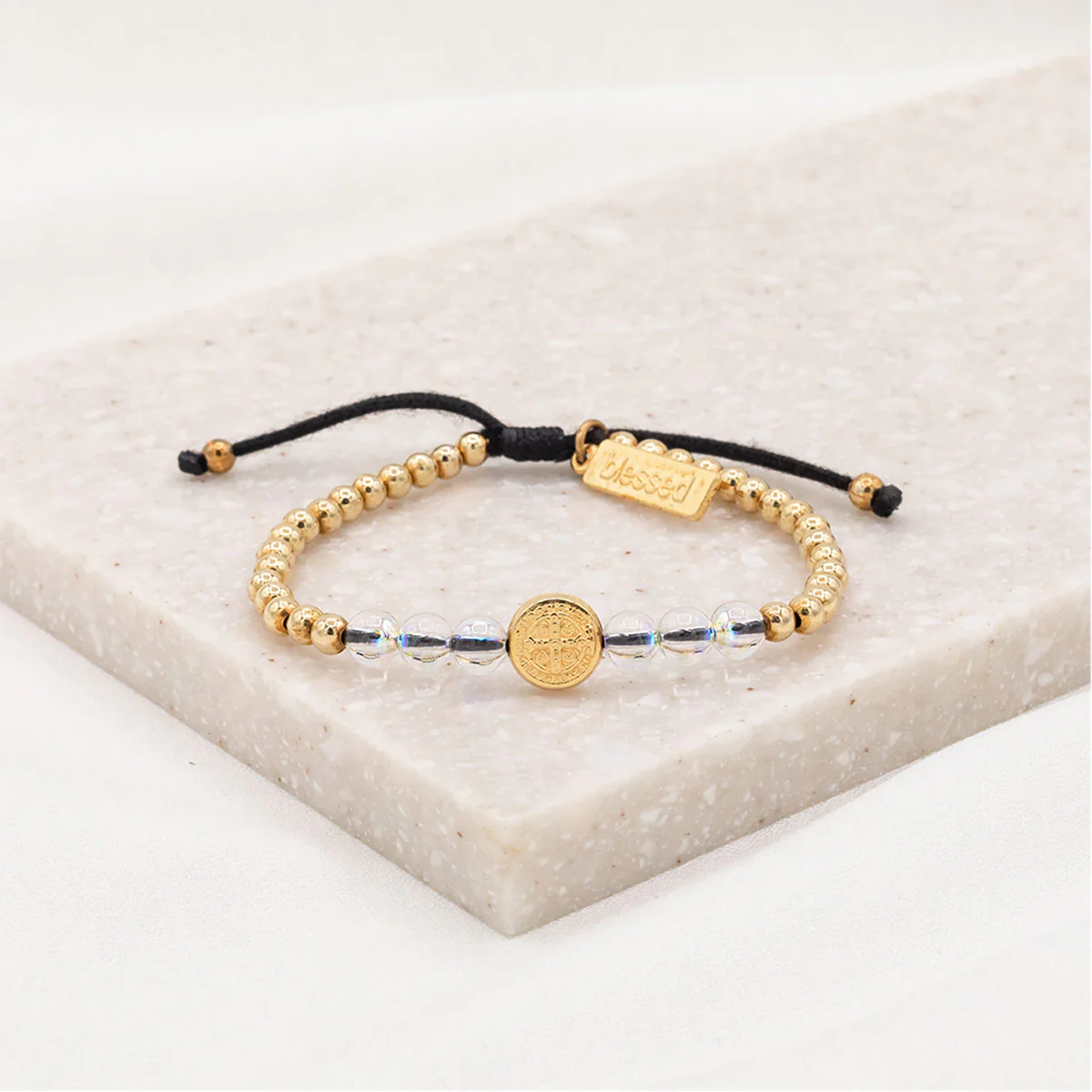 Wonder Petite Crystal Bracelet – Grace & Faith Sparkle - Blessed Bands