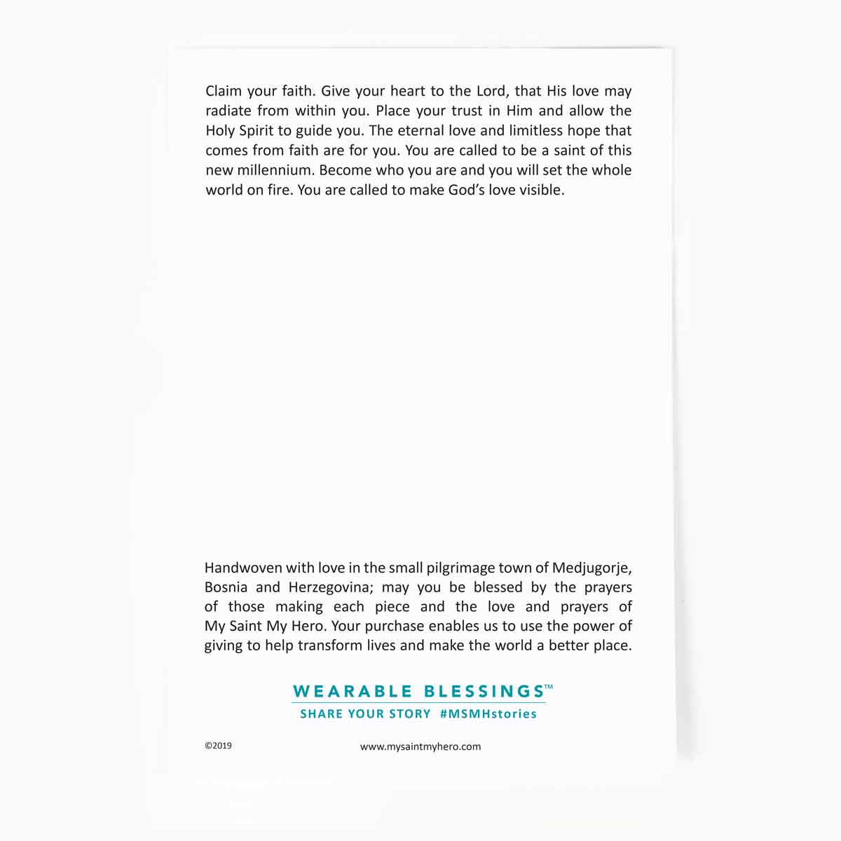 Faith Confirmed Bracelet – Spirit, Strength & Grace - Blessed Bands