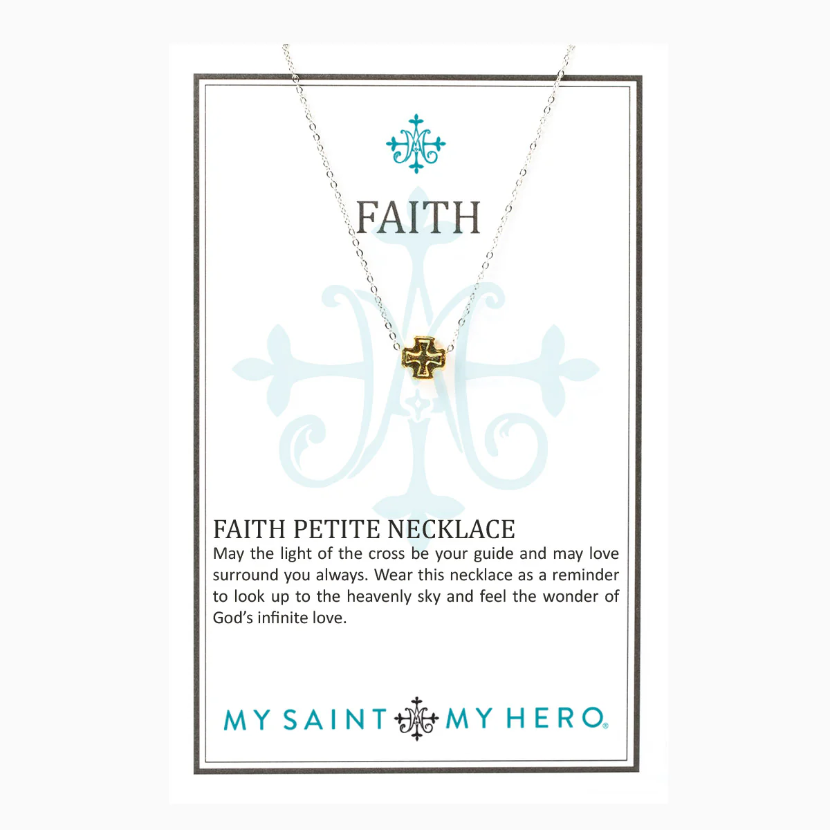 Faith Petite Cross Necklace – Simple Grace & Devotion - Blessed Bands