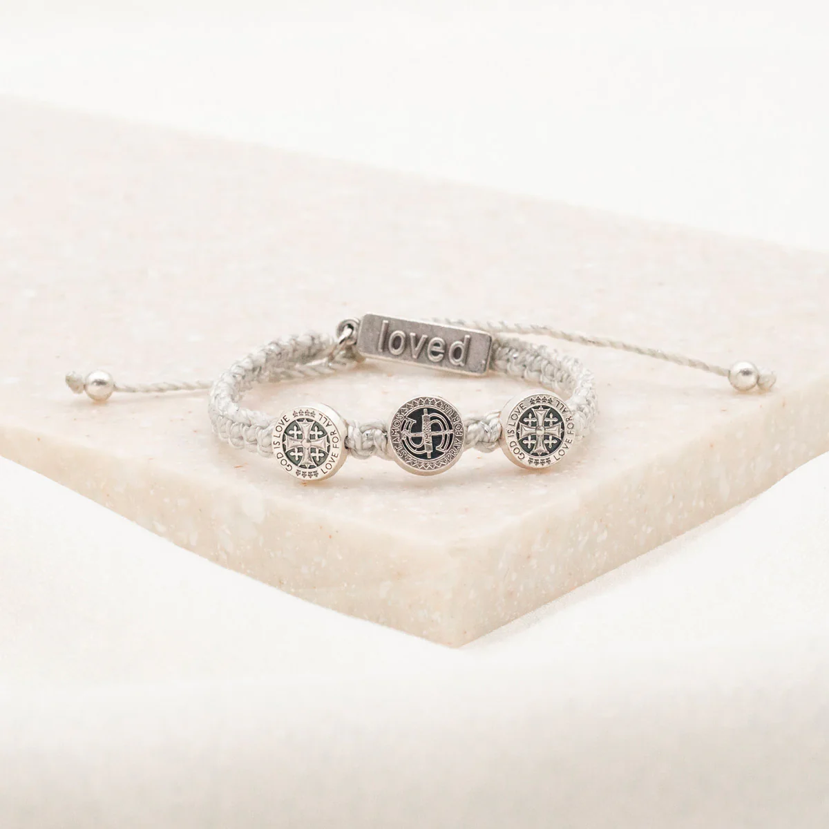 Share the Love St. Amos Bracelet for Kids – Metallic - Blessed Bands