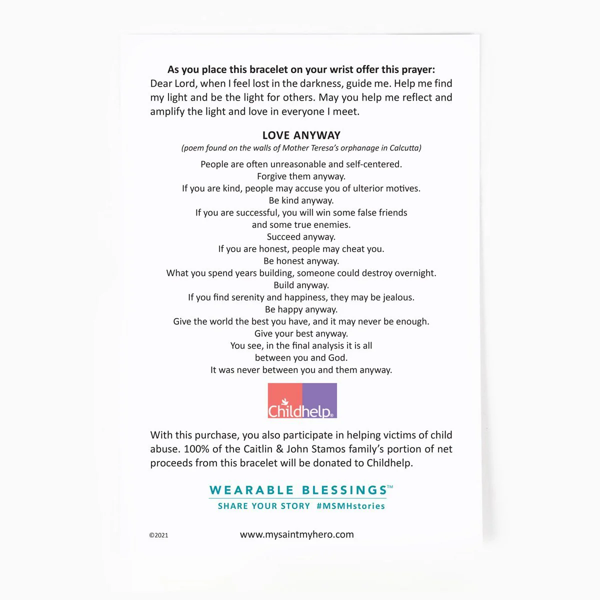 Love Lights the Way Bracelet – St. Amos Pearl Jewelry - Blessed Bands