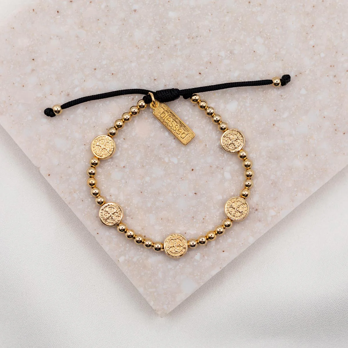 Benedictine Birthday Blessing Bracelet – Faith & Grace Gift - Blessed Bands