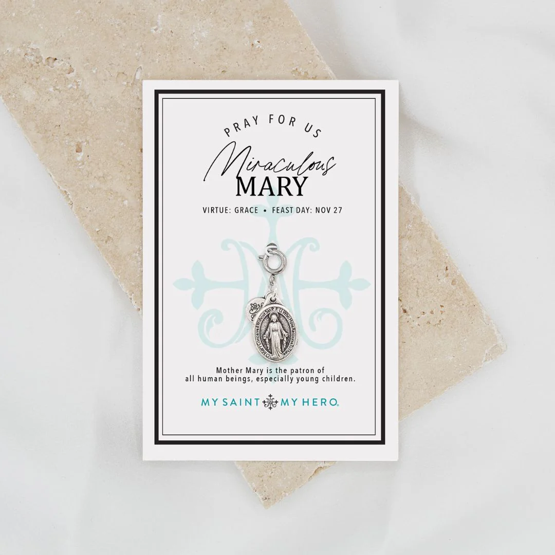 Miraculous Mary Christian Medal Necklace - Blessed Bands