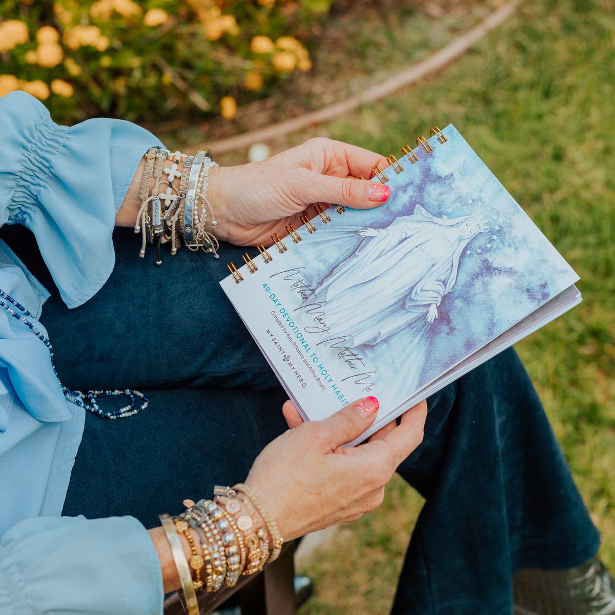 Mother Mary, Mother Me Devotional Journal – Faith & Reflection - Blessed Bands