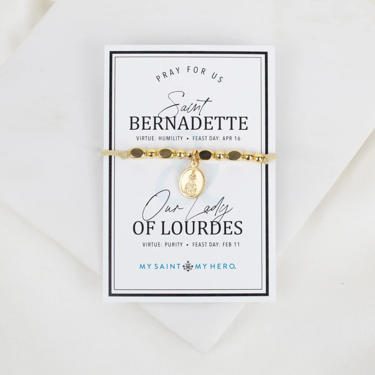 Saint Bernadette of Lourdes Little Saints Bracelet - Blessed Bands