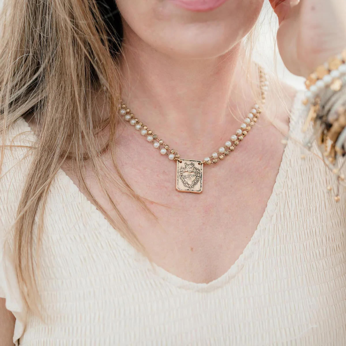 Garment of Grace Scapular Necklace – Mary’s Protection - Blessed Bands