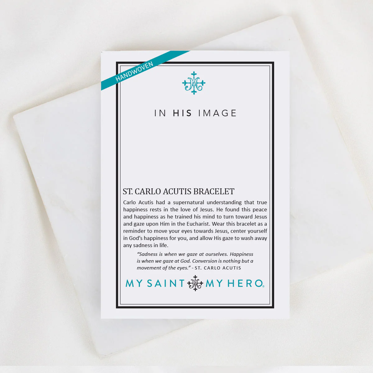 St. Carlo Acutis Blessing Bracelet – Faith & Hope Wristband - Blessed Bands