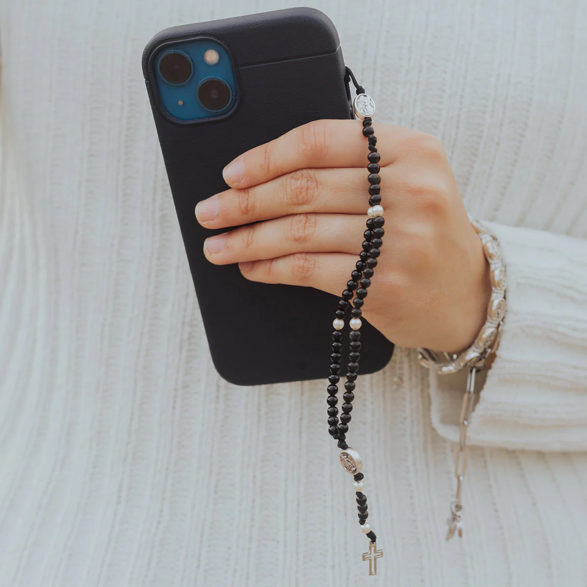 Archangel Michael Christian Protection Phone Charm - Blessed Bands