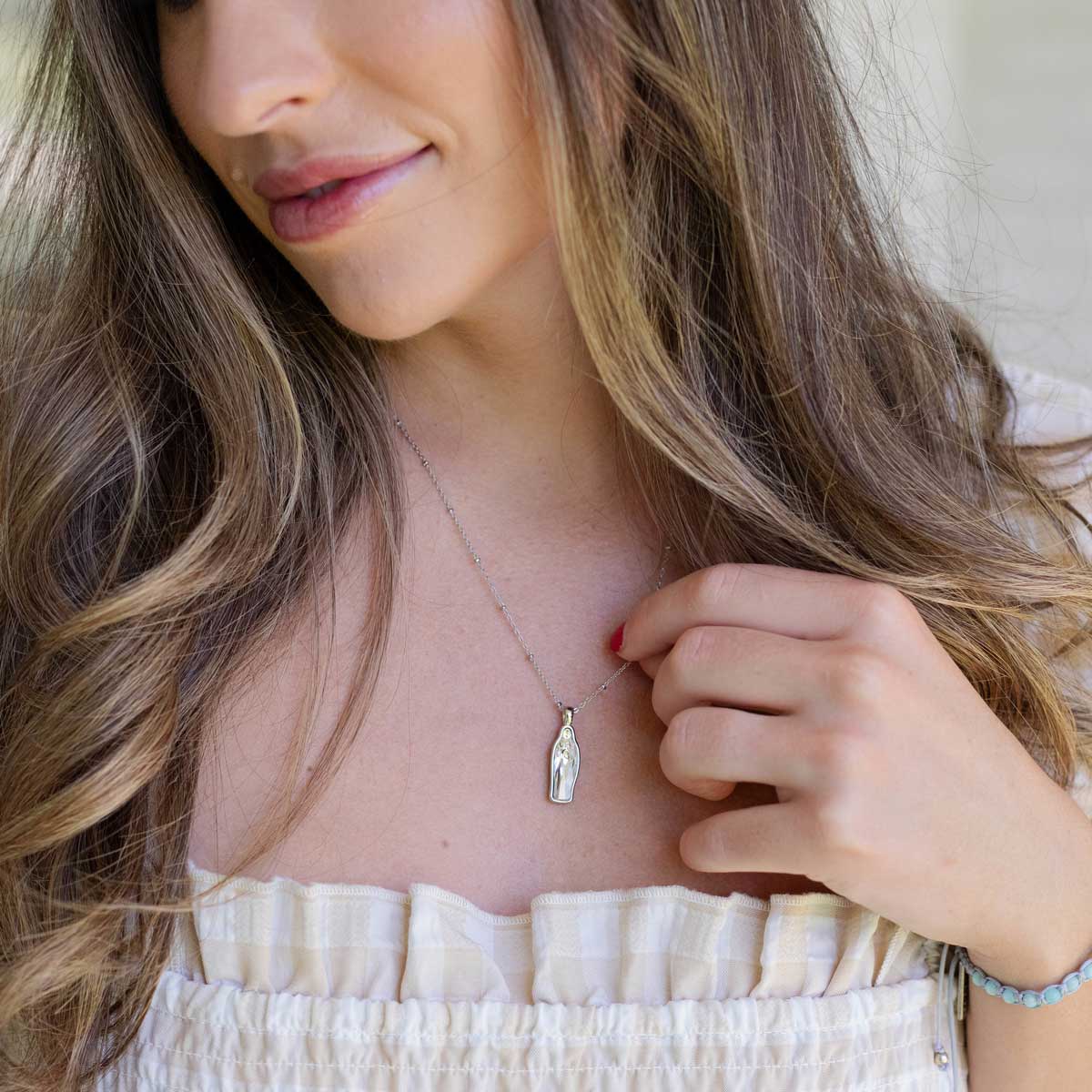 Queen of the Universe Marian Faith Petite Necklace - Blessed Bands