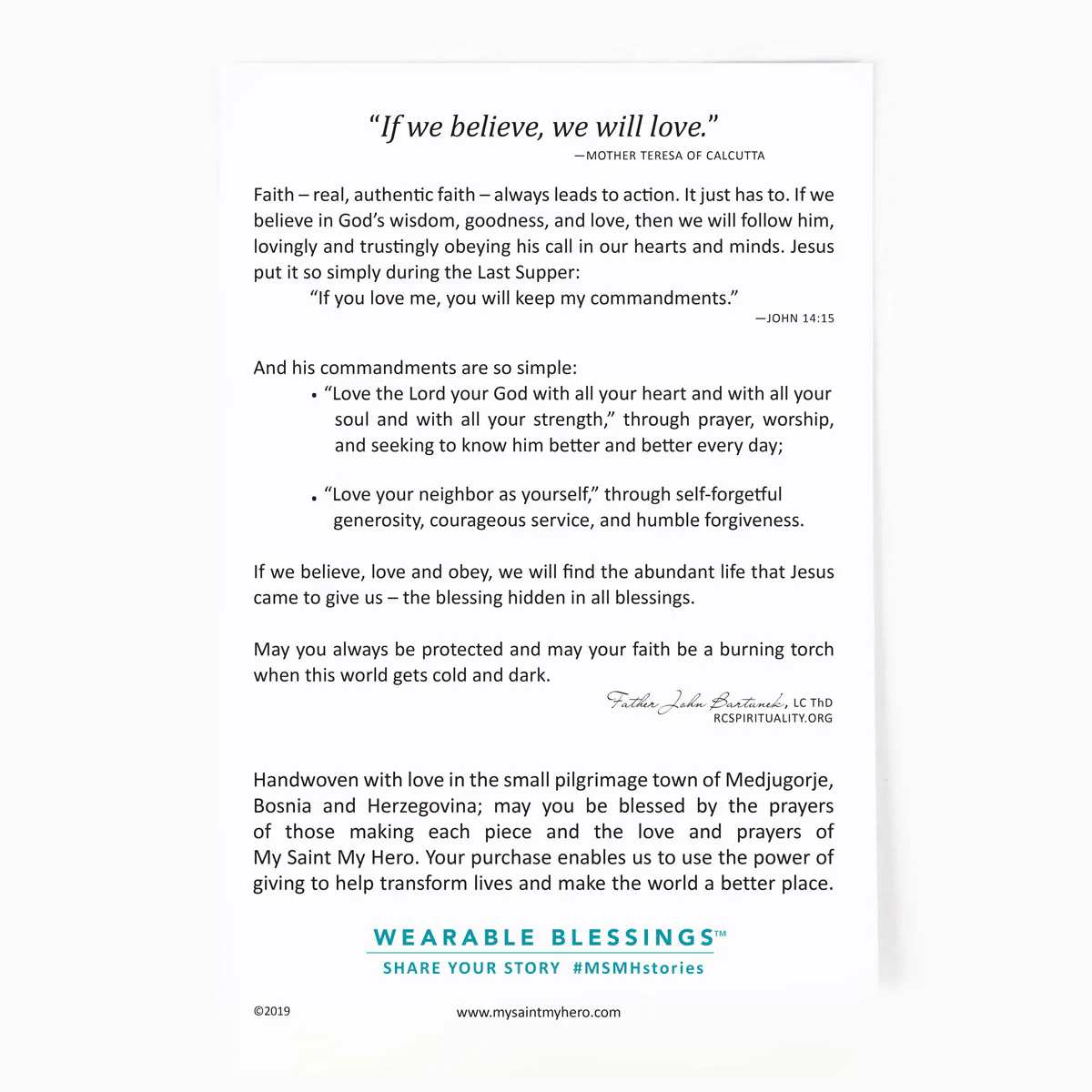 Blessings in Faith Bracelet – Grace & Trust in God - Blessed Bands