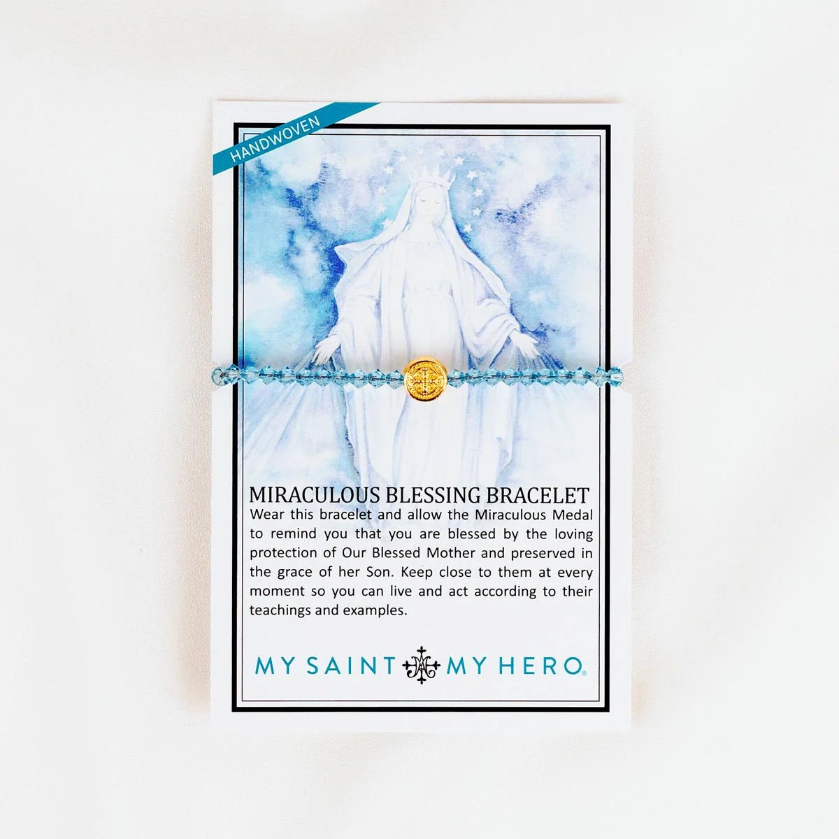 Miraculous Mary Crystal Blessing Bracelet – Faith Jewelry - Blessed Bands