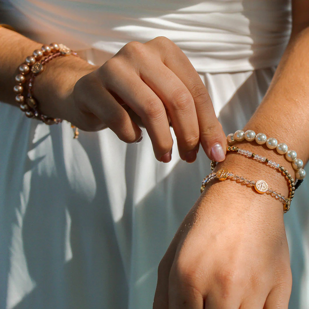 Bride Morse Code Bracelet – Love, Faith & Commitment - Blessed Bands
