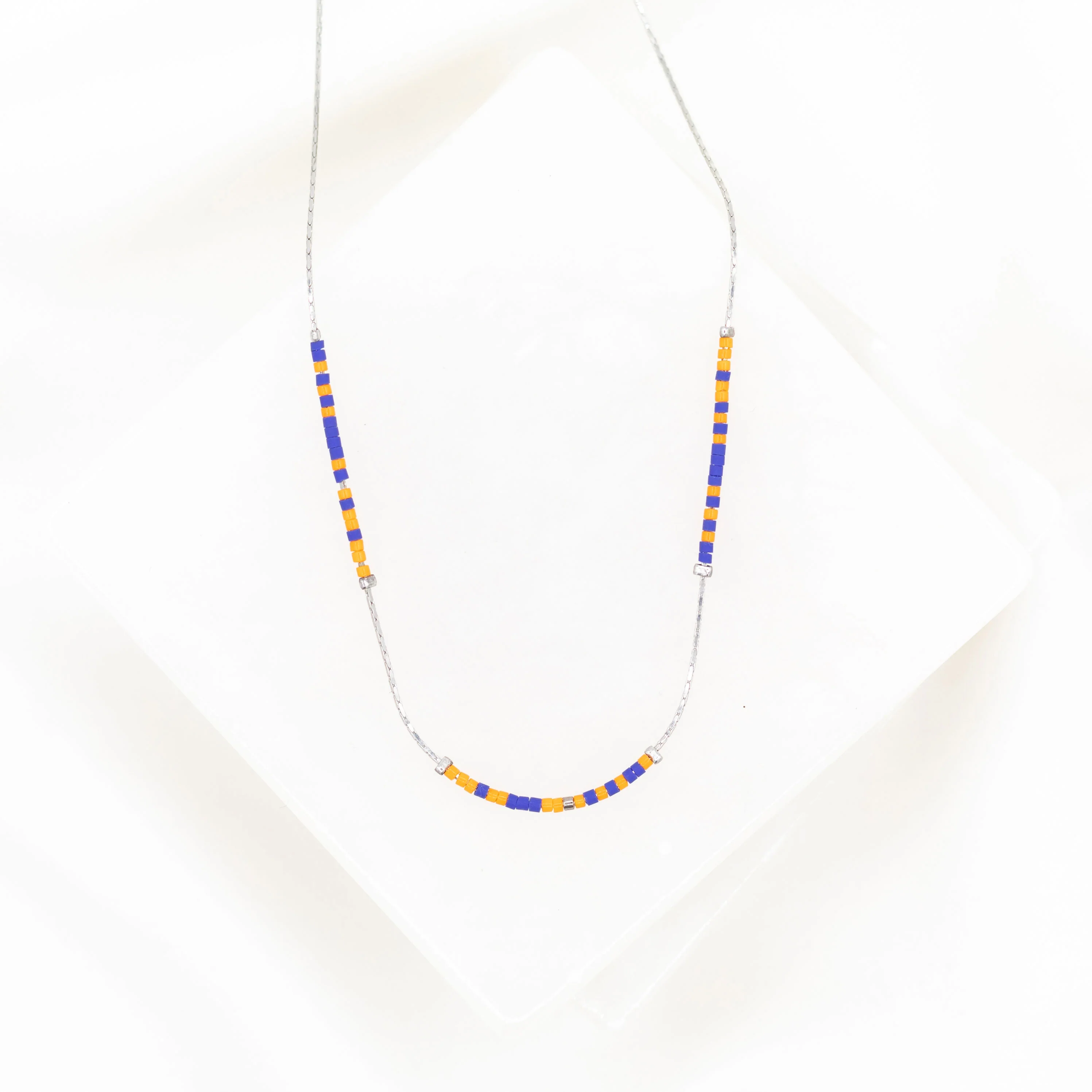 Victory Team Spirit Morse Code Necklaces – Custom Colors - Blessed Bands