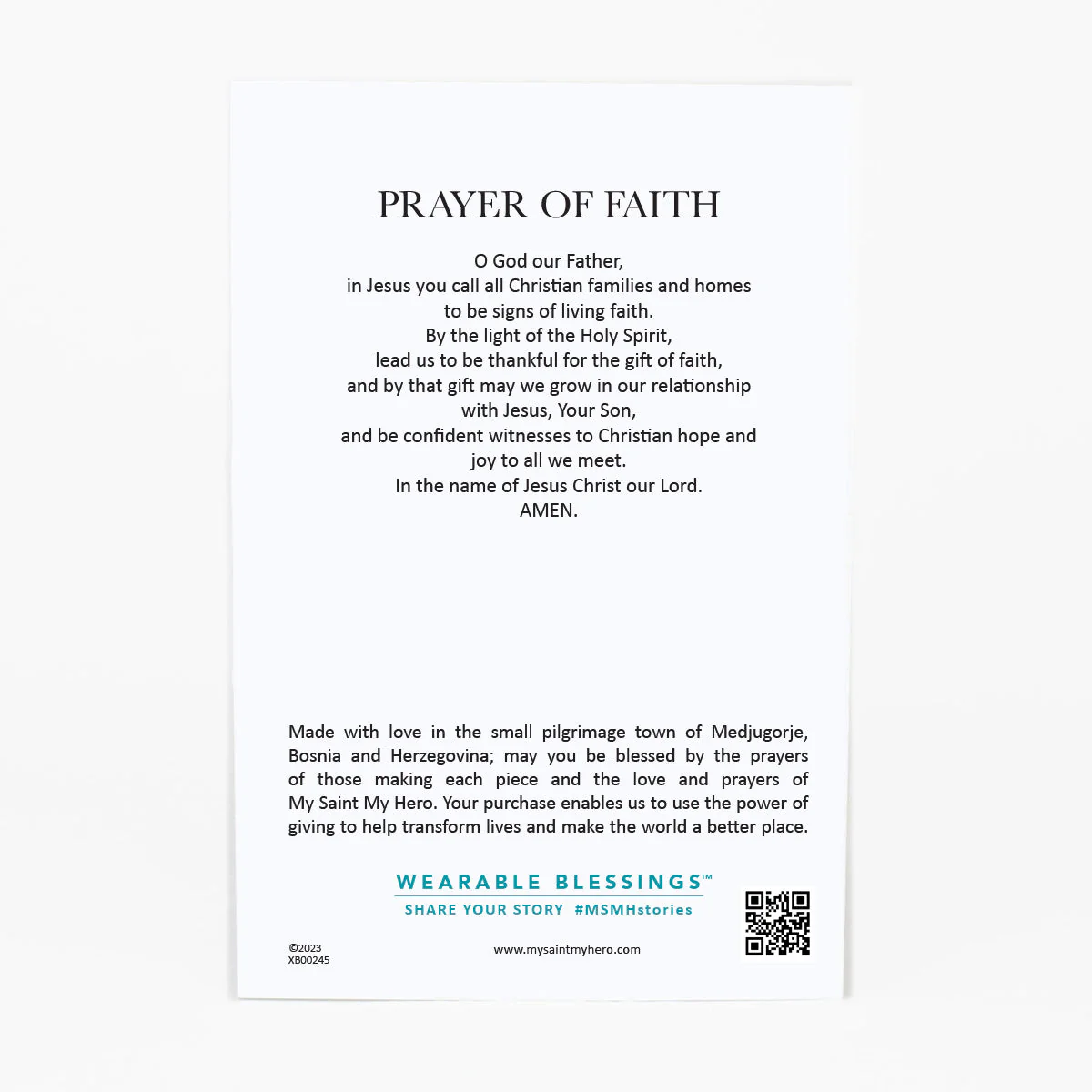 Faith Blessing Bracelet – Hope, Trust & Grace - Blessed Bands